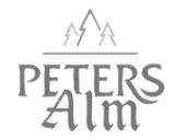 PETERS Alm - Logo grau